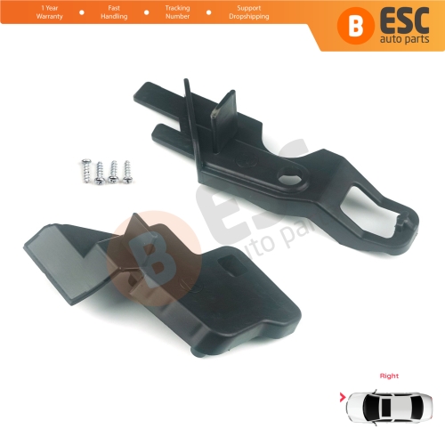 Headlight Holder Mount Repair Bracket Tab Set Right Side for Citroen C-Elysee 2012-2017 9675140380