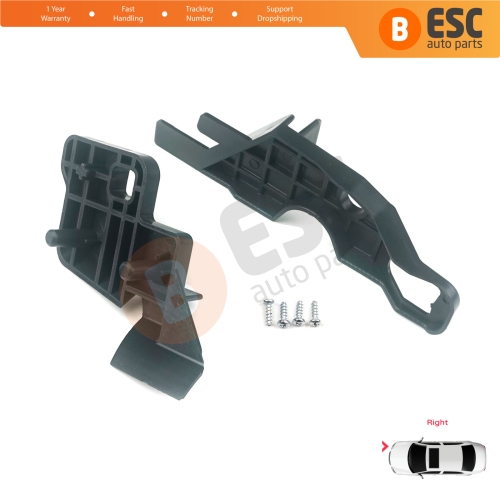 Headlight Holder Mount Repair Bracket Tab Set Right Side for Citroen C-Elysee 2012-2017 9675140380