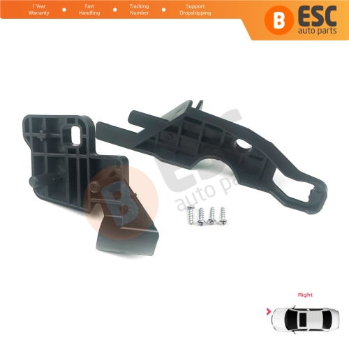 Headlight Holder Mount Repair Bracket Tab Set Right Side for Citroen C-Elysee 2012-2017 9675140380