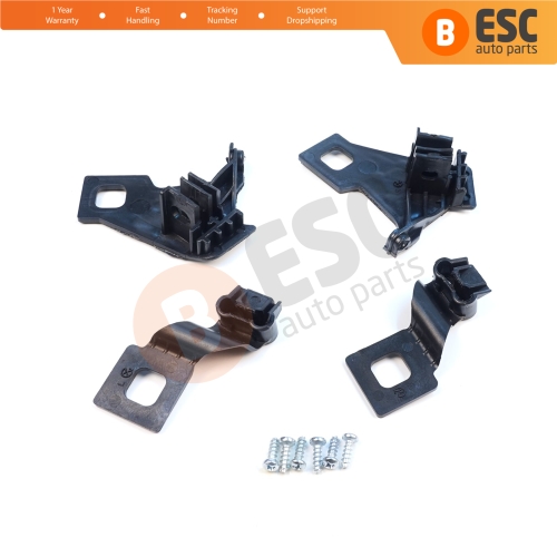 Headlight Holder Mount Repair Bracket Tab Set Left Right Side for Audi A4 RS4 8K2 B8.5 A5 S5 RS5 B8.5 8T0998121B 8T0998122B
