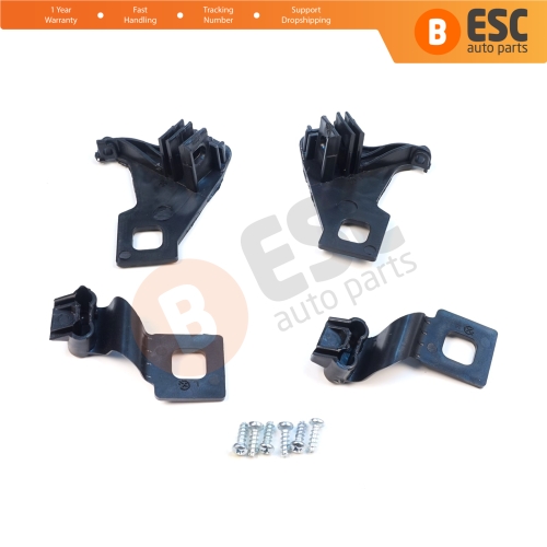 Headlight Holder Mount Repair Bracket Tab Set Left Right Side for Audi A4 RS4 8K2 B8.5 A5 S5 RS5 B8.5 8T0998121B 8T0998122B