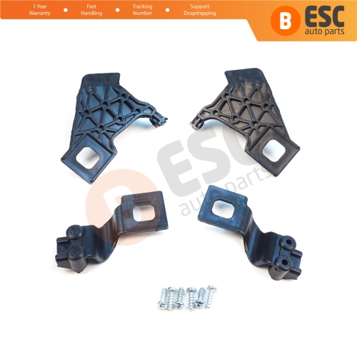 Headlight Holder Mount Repair Bracket Tab Set Left Right Side for Audi A4 RS4 8K2 B8.5 A5 S5 RS5 B8.5 8T0998121B 8T0998122B