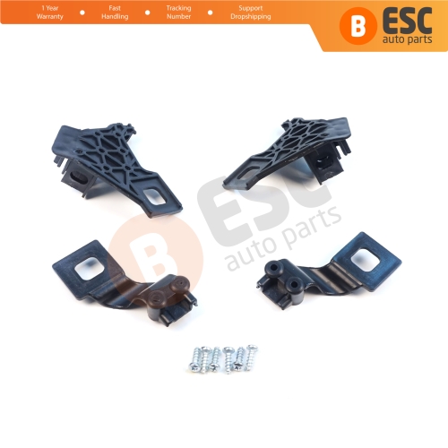 Headlight Holder Mount Repair Bracket Tab Set Left Right Side for Audi A4 RS4 8K2 B8.5 A5 S5 RS5 B8.5 8T0998121B 8T0998122B