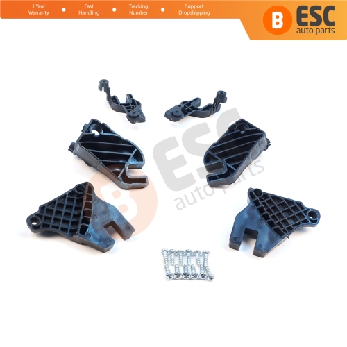 Headlight Holder Mount Repair Bracket Tab Set Left Right Side for Audi A6 C7 4G Avant Sedan A6L Allroad Quattro S6 4G0998121A 4G0998122A