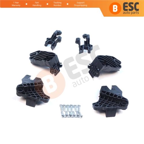Headlight Holder Mount Repair Bracket Tab Set Left Right Side for Audi A6 C7 4G Avant Sedan A6L Allroad Quattro S6 4G0998121A 4G0998122A