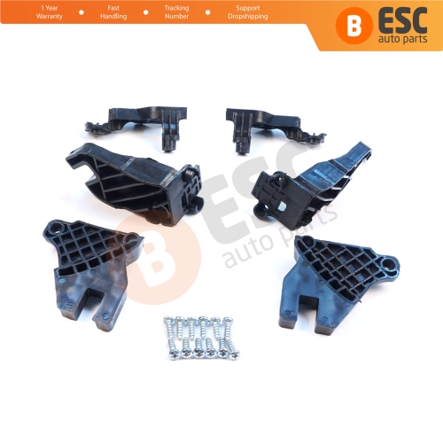 Headlight Holder Mount Repair Bracket Tab Set Left Right Side for Audi A6 C7 4G Avant Sedan A6L Allroad Quattro S6 4G0998121A 4G0998122A