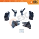 Headlight Holder Mount Repair Bracket Tab Set Left Right Side for Audi A6 C7 4G Avant Sedan A6L Allroad Quattro S6 4G0998121A 4G0998122A