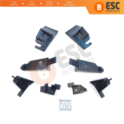 Headlight Holder Mount Repair Bracket Tab Set Left Right Side for Ford Transit Tourneo Courier MK1 2013-2022 ET7613W030 ET7613W029