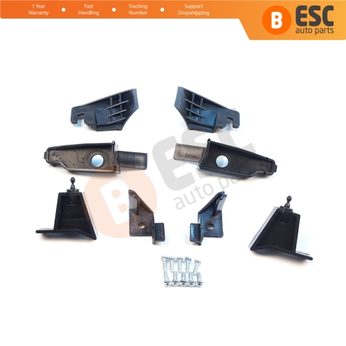 Headlight Holder Mount Repair Bracket Tab Set Left Right Side for Ford Transit Tourneo Courier MK1 2013-2022 ET7613W030 ET7613W029