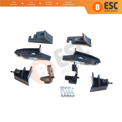 Headlight Holder Mount Repair Bracket Tab Set Left Right Side for Ford Transit Tourneo Courier MK1 2013-2022 ET7613W030 ET7613W029