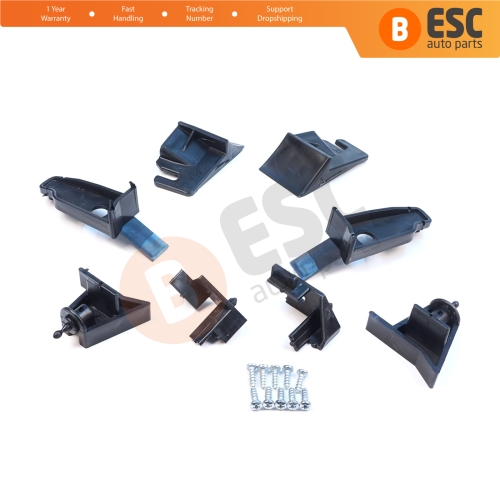 Headlight Holder Mount Repair Bracket Tab Set Left Right Side for Ford Transit Tourneo Courier MK1 2013-2022 ET7613W030 ET7613W029