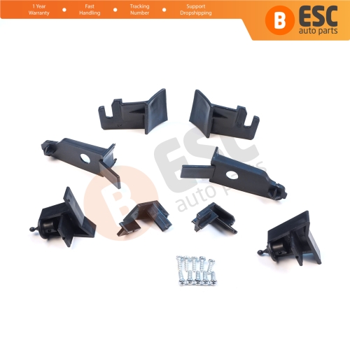 Headlight Holder Mount Repair Bracket Tab Set Left Right Side for Ford Transit Tourneo Courier MK1 2013-2022 ET7613W030 ET7613W029