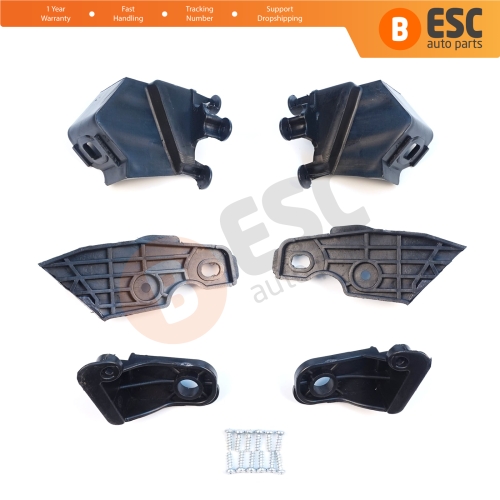 Headlight Holder Mount Repair Bracket Tab Set Left Right Side for Fiat Doblo MK2 263 Facelift 2015-2022 51974244 51974243