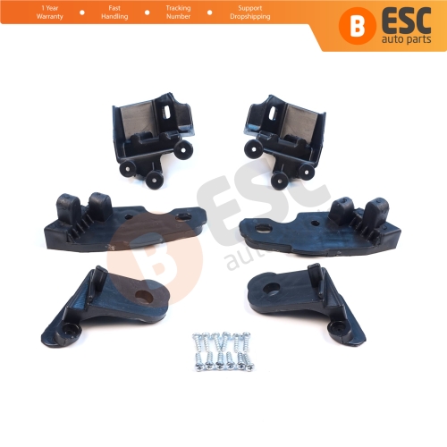 Headlight Holder Mount Repair Bracket Tab Set Left Right Side for Fiat Doblo MK2 263 Facelift 2015-2022 51974244 51974243