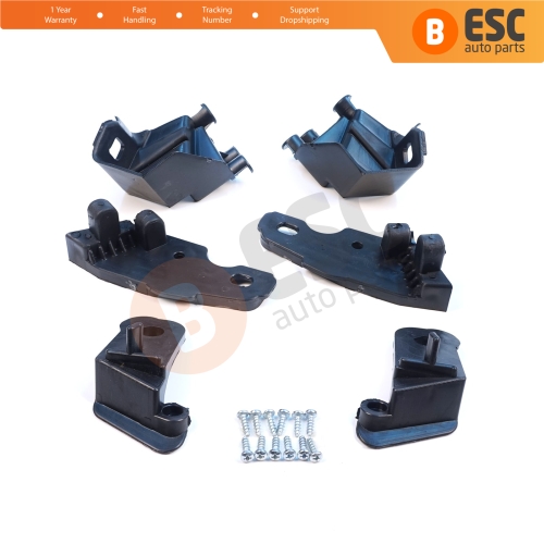 Headlight Holder Mount Repair Bracket Tab Set Left Right Side for Fiat Doblo MK2 263 Facelift 2015-2022 51974244 51974243