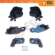 Headlight Holder Mount Repair Bracket Tab Set Left Right Side for Fiat Doblo MK2 263 Facelift 2015-2022 51974244 51974243