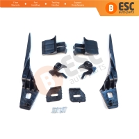 Headlight Holder Mount Repair Bracket Tab Set Left Right Side for Ford Fiesta B299 B409 B479 2013-2019 D2BZ13008L D2BZ13008J