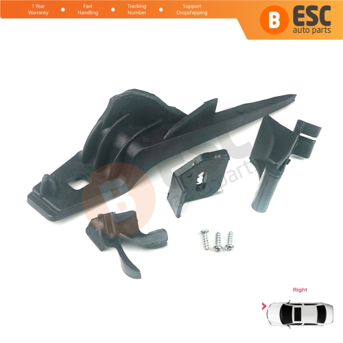 Headlight Holder Mount Repair Bracket Tab Set Right Side for Ford Fiesta B299 B409 B479 2013-2019 D2BZ13008J