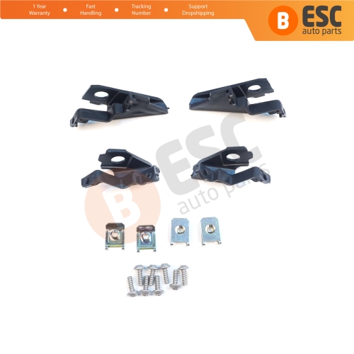 Headlight Holder Mount Repair Bracket Tab Set Left Right Side for VW Polo MK5 6R 6C 61 2009-2016 6C0998225 6R0998226