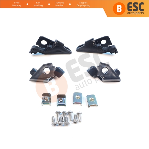 Headlight Holder Mount Repair Bracket Tab Set Left Right Side for VW Polo MK5 6R 6C 61 2009-2016 6C0998225 6R0998226