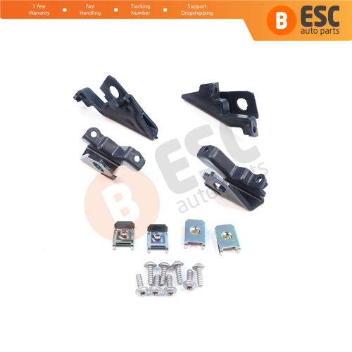 Headlight Holder Mount Repair Bracket Tab Set Left Right Side for VW Polo MK5 6R 6C 61 2009-2016 6C0998225 6R0998226