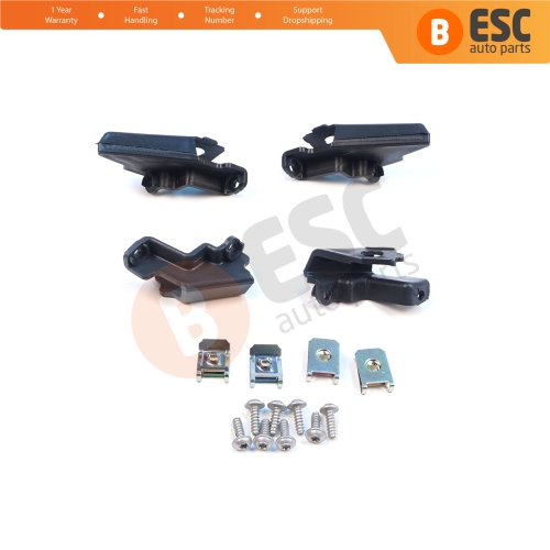 Headlight Holder Mount Repair Bracket Tab Set Left Right Side for VW Polo MK5 6R 6C 61 2009-2016 6C0998225 6R0998226