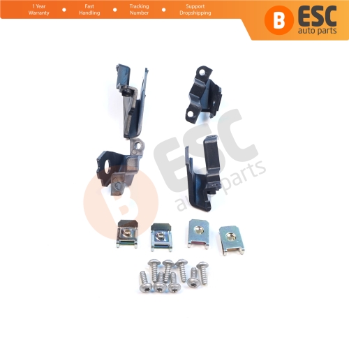 Headlight Holder Mount Repair Bracket Tab Set Left Right Side for VW Polo MK5 6R 6C 61 2009-2016 6C0998225 6R0998226