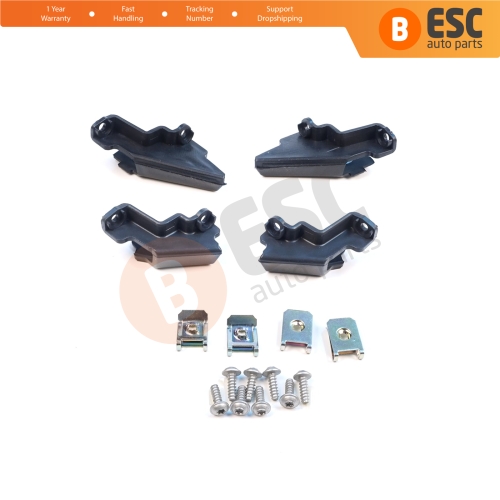 Headlight Holder Mount Repair Bracket Tab Set Left Right Side for VW Polo MK5 6R 6C 61 2009-2016 6C0998225 6R0998226