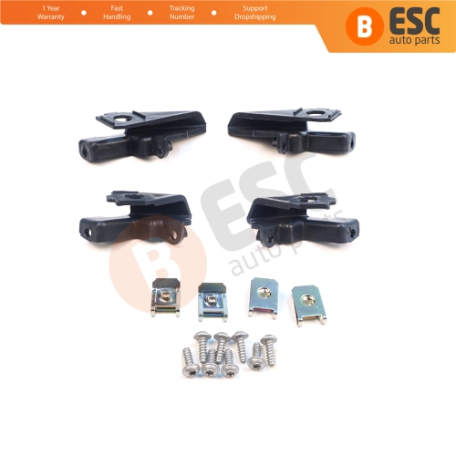 Headlight Holder Mount Repair Bracket Tab Set Left Right Side for VW Polo MK5 6R 6C 61 2009-2016 6C0998225 6R0998226