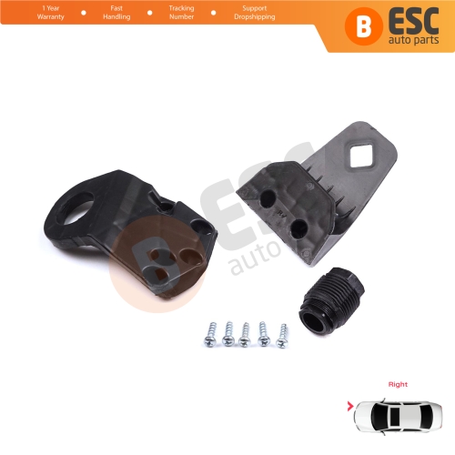 Headlight Holder Mount Repair Bracket Tab Set Right Side for Audi A3 S3 MK3 8V 2012-2020 8V0998122