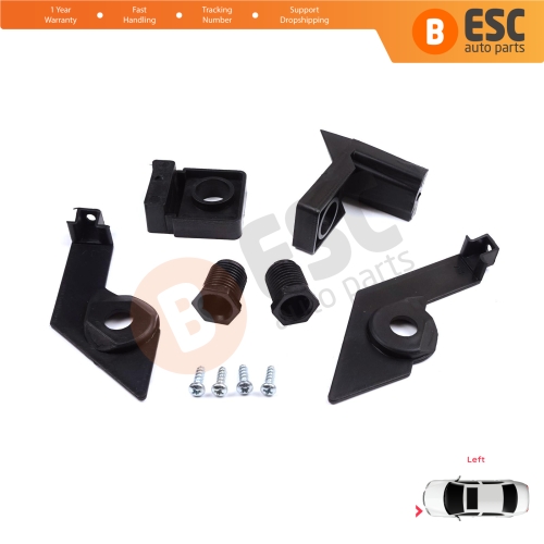 Headlight Holder Mount Repair Bracket Tab Set Left Side for VW Passat B6 3C2 3C5 2005-2011 3C0998225