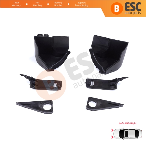 Headlight Holder Mount Repair Bracket Tab Set Right Left Side for Ford Transit Tourneo Custom MK1 V362 2012-2018 BK2113D152BJ BK2113D153BJ