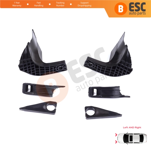 Headlight Holder Mount Repair Bracket Tab Set Right Left Side for Ford Transit Tourneo Custom MK1 V362 2012-2018 BK2113D152BJ BK2113D153BJ