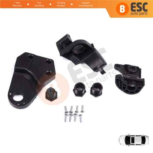 Headlight Holder Mount Repair Bracket Tab Set Left Side for Mercedes E Class W213 X213 W238 C238 A238 2016-2020 A2138202300