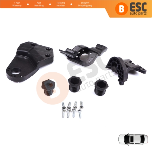Headlight Holder Mount Repair Bracket Tab Set Left Side for Mercedes E Class W213 X213 W238 C238 A238 2016-2020 A2138202300