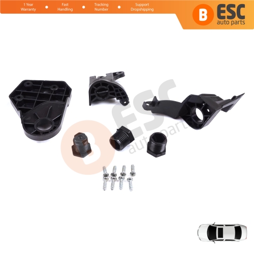Headlight Holder Mount Repair Bracket Tab Set Left Side for Mercedes E Class W213 X213 W238 C238 A238 2016-2020 A2138202300