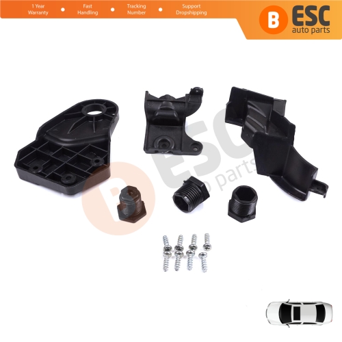 Headlight Holder Mount Repair Bracket Tab Set Left Side for Mercedes E Class W213 X213 W238 C238 A238 2016-2020 A2138202300