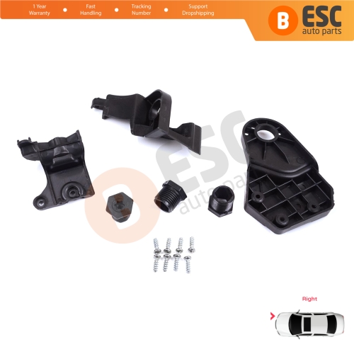 Headlight Holder Mount Repair Bracket Tab Set Right Side for Mercedes E Class W213 X213 W238 C238 A238 2016-2020 A2138202200