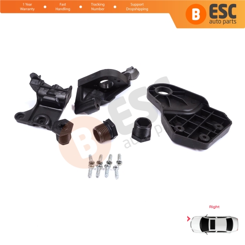 Headlight Holder Mount Repair Bracket Tab Set Right Side for Mercedes E Class W213 X213 W238 C238 A238 2016-2020 A2138202200