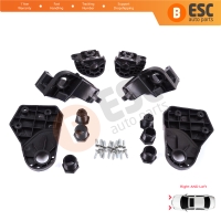Headlight Holder Mount Repair Bracket Tab Set Left Right Side for Mercedes E Class W213 X213 W238 C238 A238 2016-2020 A2138202300 A2138202200