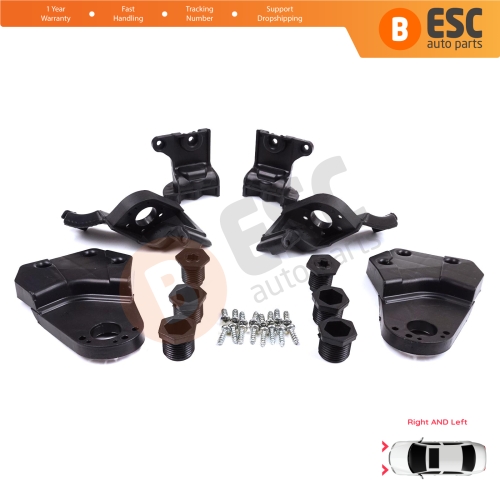 Headlight Holder Mount Repair Bracket Tab Set Left Right Side for Mercedes E Class W213 X213 W238 C238 A238 2016-2020 A2138202300 A2138202200