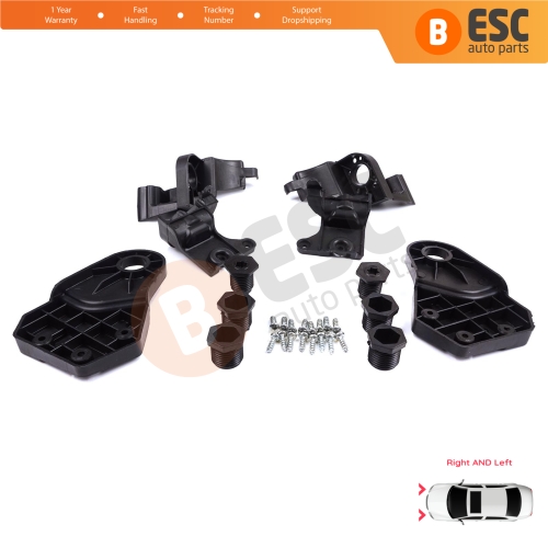 Headlight Holder Mount Repair Bracket Tab Set Left Right Side for Mercedes E Class W213 X213 W238 C238 A238 2016-2020 A2138202300 A2138202200