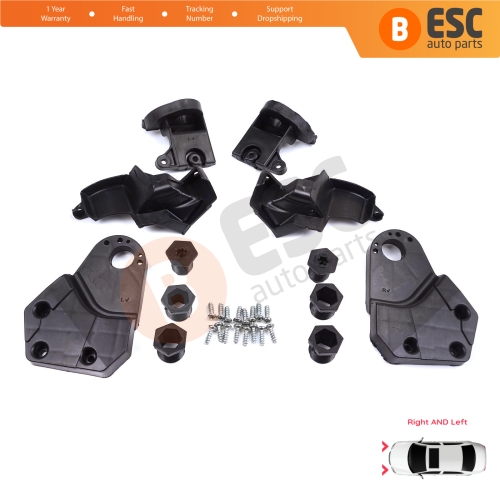 Headlight Holder Mount Repair Bracket Tab Set Left Right Side for Mercedes E Class W213 X213 W238 C238 A238 2016-2020 A2138202300 A2138202200