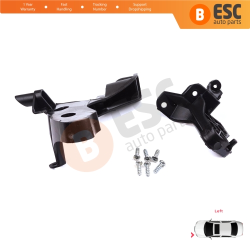 Headlight Holder Mount Repair Bracket Tab Set Left Side for Citroen C4 MK2 B7 NC 2009-2018 DS4 MK1 NX 2010-2015 6212H1