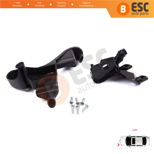 Headlight Holder Mount Repair Bracket Tab Set Left Side for Citroen C4 MK2 B7 NC 2009-2018 DS4 MK1 NX 2010-2015 6212H1