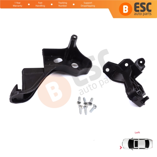 Headlight Holder Mount Repair Bracket Tab Set Left Side for Citroen C4 MK2 B7 NC 2009-2018 DS4 MK1 NX 2010-2015 6212H1