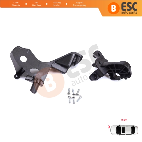 Headlight Holder Mount Repair Bracket Tab Set Right Side for Citroen C4 MK2 B7 NC 2009-2018 DS4 MK1 NX 2010-2015 6212H0
