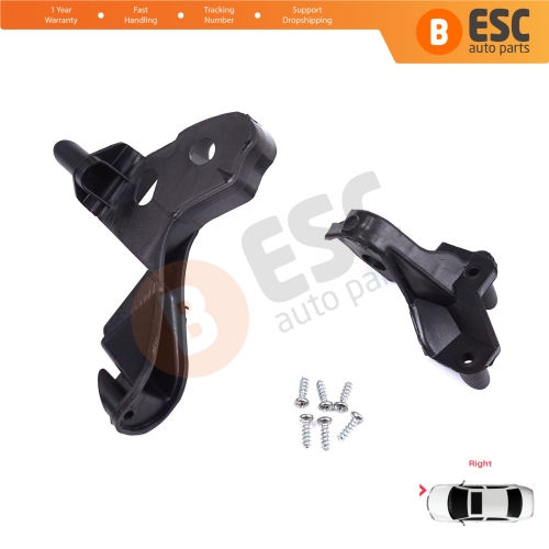 Headlight Holder Mount Repair Bracket Tab Set Right Side for Citroen C4 MK2 B7 NC 2009-2018 DS4 MK1 NX 2010-2015 6212H0