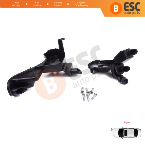 Headlight Holder Mount Repair Bracket Tab Set Right Side for Citroen C4 MK2 B7 NC 2009-2018 DS4 MK1 NX 2010-2015 6212H0