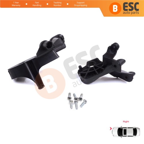 Headlight Holder Mount Repair Bracket Tab Set Right Side for Citroen C4 MK2 B7 NC 2009-2018 DS4 MK1 NX 2010-2015 6212H0